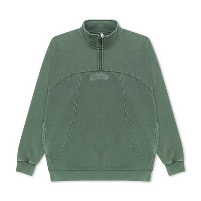 Night Quarter Zip Jacket (Dusty Pine)