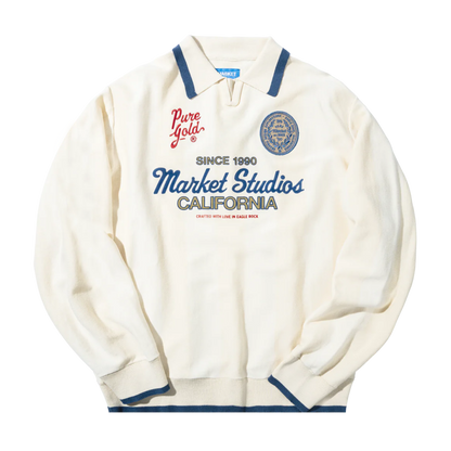 Pure Gold Collared Sweater