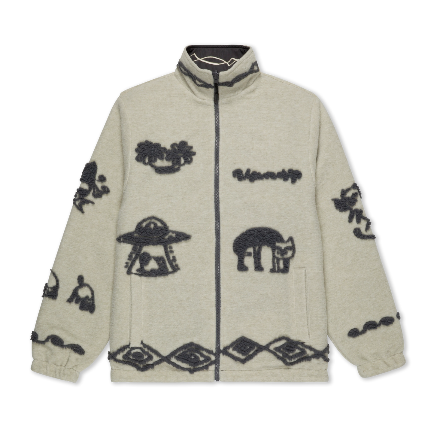 Blonded Reversible Jacket (Sand/Charcoal)