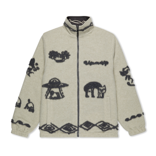 Blonded Reversible Jacket (Sand/Charcoal)