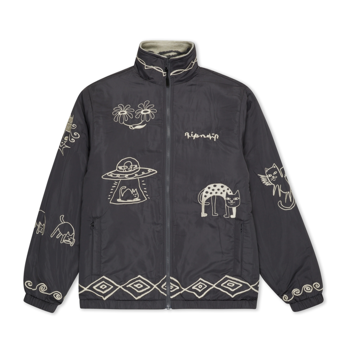 Blonded Reversible Jacket (Sand/Charcoal)