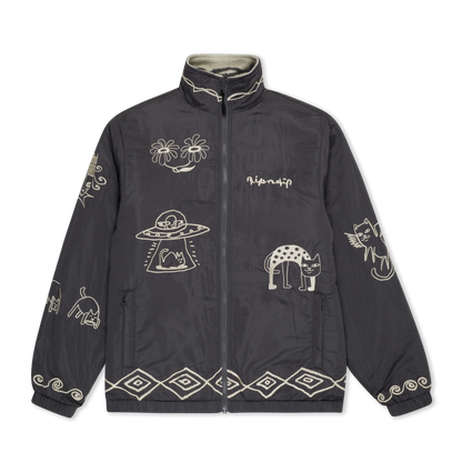 Blonded Reversible Jacket (Sand/Charcoal)