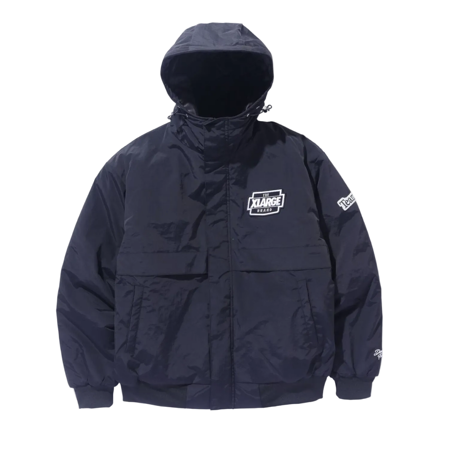 Nylon Puffer Jacket (Black)