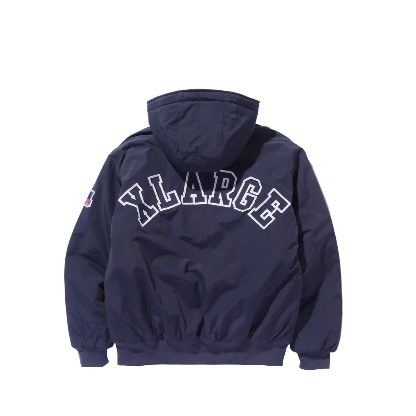 Nylon Puffer Jacket (Navy)