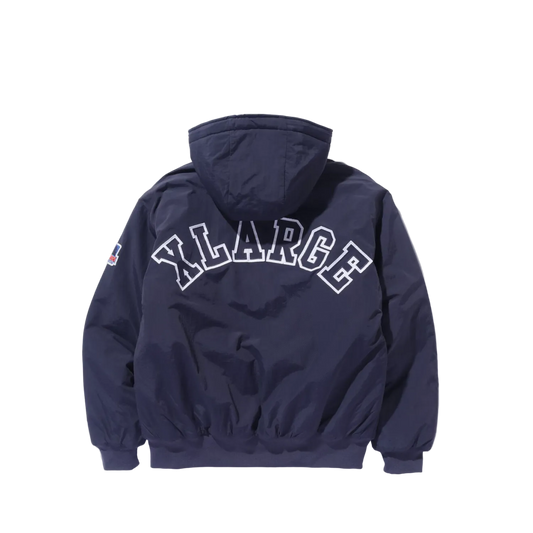 Nylon Puffer Jacket (Navy)