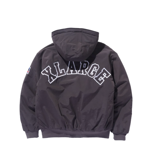 Nylon Puffer Jacket (Brown)