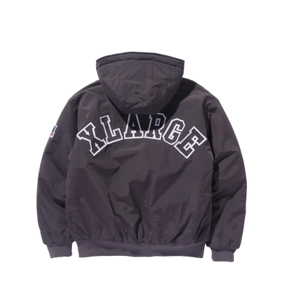 Nylon Puffer Jacket (Brown)