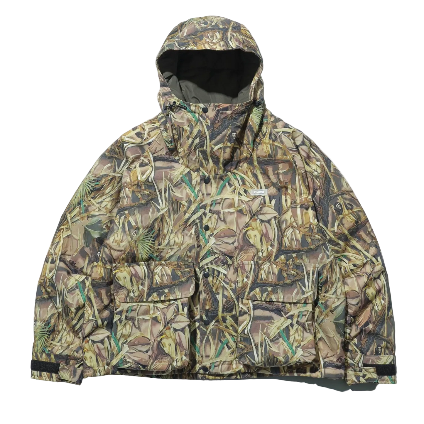 Hooded Puffer Jacket (Camo)